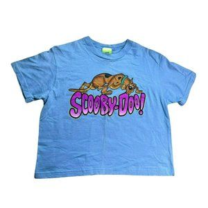 NEW 1998 Scooby Doo T-Shirt  Cartoon Network Child Size XL Powder Blue